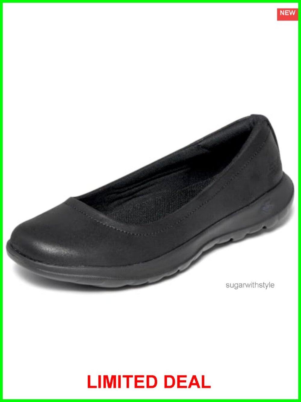 Women's GO Walk Lite Gem Slip On Ballet Flat Comfort Shoes
